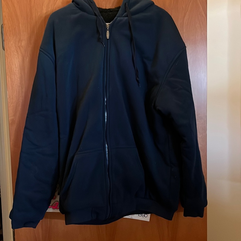 XL Hooded Zippered Sweatshirt